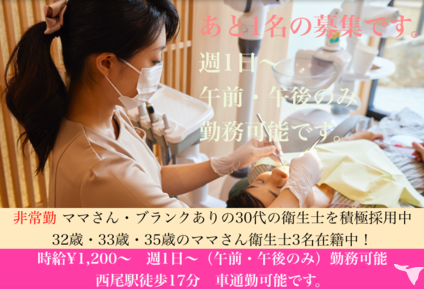 つつい歯科 愛知県西尾市の歯科衛生士求人 パート 非常勤 グッピー